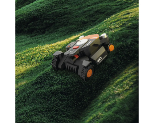 Robotmaaier op een gazon