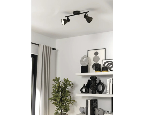 Plafondlamp met twee spots voor kamerverlichting