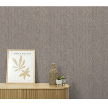 Close-up van een muur met textielbehang