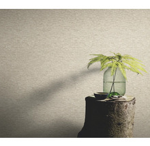 Close-up van een gestructureerd behang met baksteenmotief