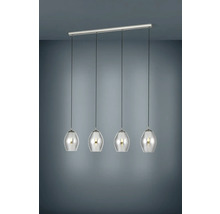 Hanglamp met vier glazen lampen