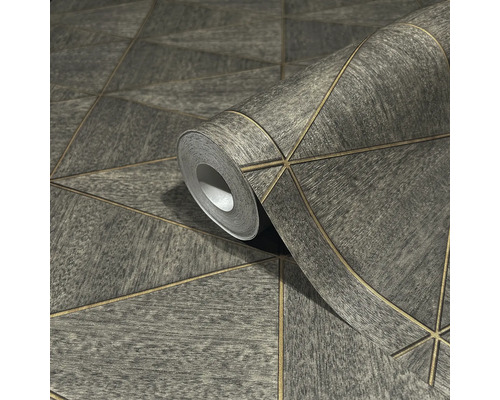 Rol behang met geometrisch driehoekpatroon