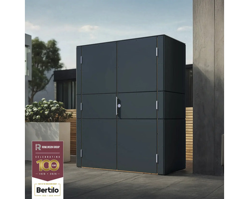 Ruime tuinkast voor het opbergen van tuingereedschap en gereedschap buitenshuis.