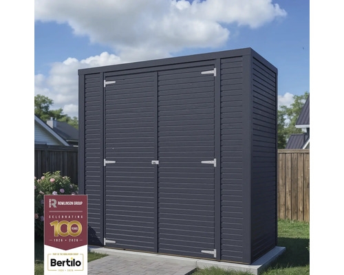 Houten tuinkast met dubbele deur