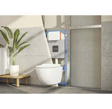 Opbouwreservoir met hangtoilet in een moderne badkamer