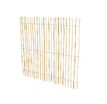 Houten schutting van hazelnoot voor de tuin