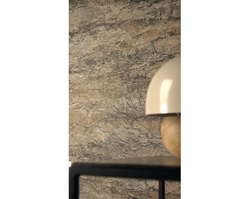 Behang met steenmotief