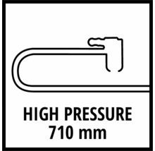 Hogedruksymbool, 710 millimeter
