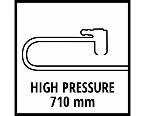 Hogedruksymbool, 710 millimeter