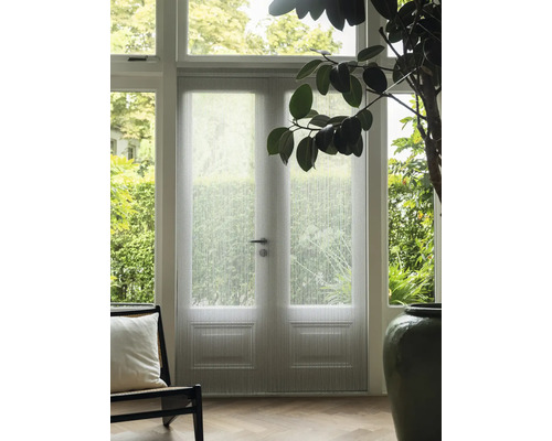 Kamerzicht met dubbele deur en insectenhor