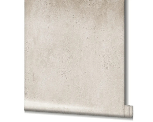 Vliesbehang met betonlook en een gestructureerd oppervlak voor een industriële interieurstijl.