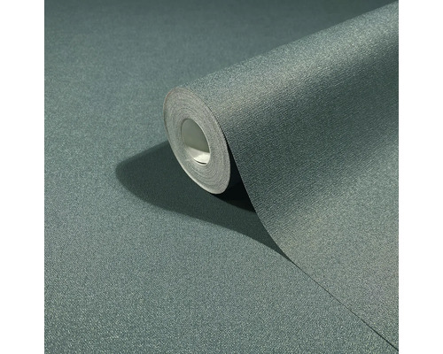 Rol effen vliesbehang met fijne structuur en linnenlook.