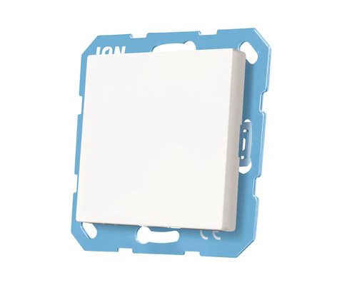 ION wipschakelaar-module met montageframe voor inbouwinstallatie.