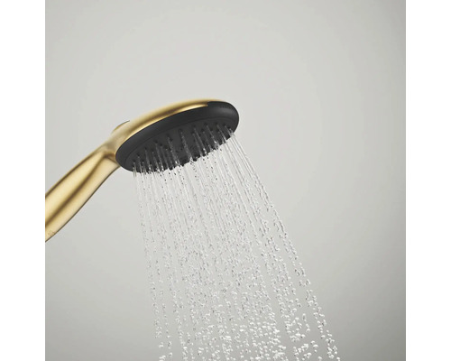 Handdouche met stromende waterstraal