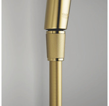 Grohe kraandetail in goudlook met gekartelde aansluiting en Grohe Logo.