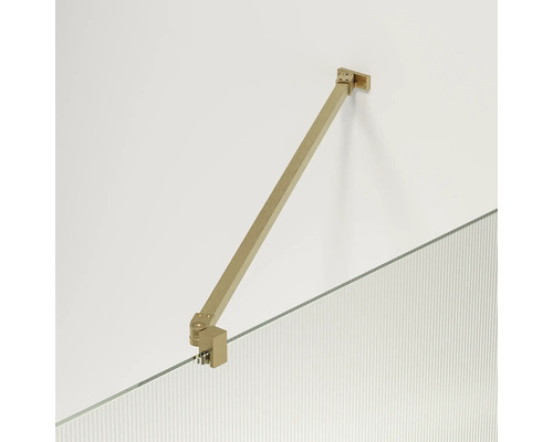 Stabilisatiestang voor douchewand van metaal voor wandbevestiging