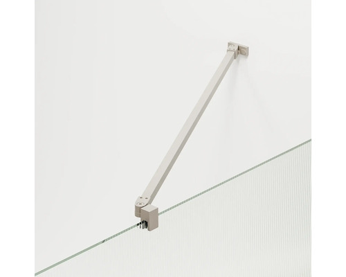 Stabilisatiestang voor douchewand voor wandmontage van metaal