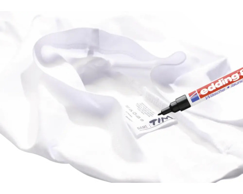 Edding wasstift voor het labelen van textieletiketten
