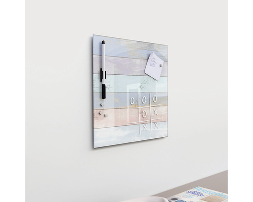 Magnetisch bord met stift en boter-kaas-en-eieren spel