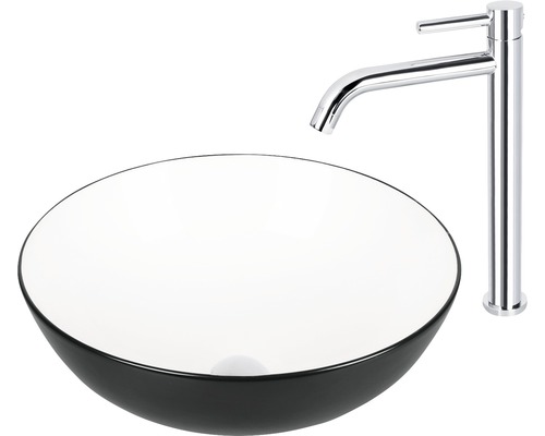 Opzetwastafel met kraan