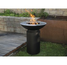 Vuurplaats met grillfunctie in de tuin