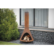 WESTMANN Terrashaard met grillfunctie staal roest