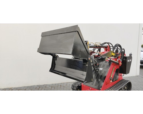 Minilader met laadschop