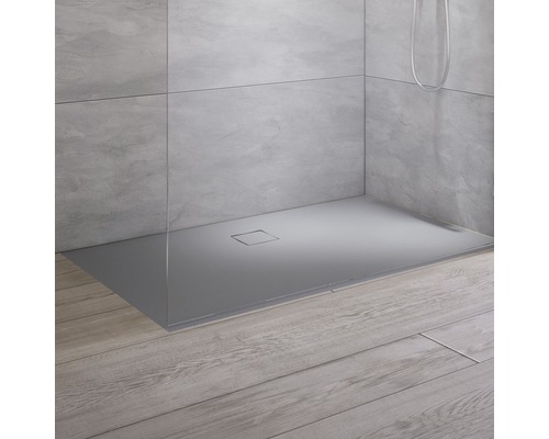 Inloopdouche met vierkante afvoer