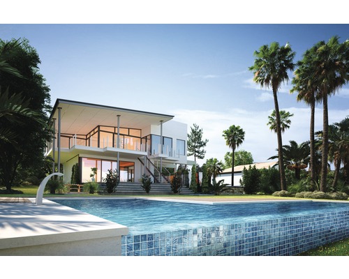 Modern huis met zwembad en grote tuin