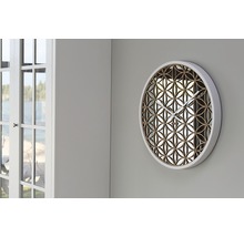 NEXTIME Wandklok Bella hout ø 50 cm