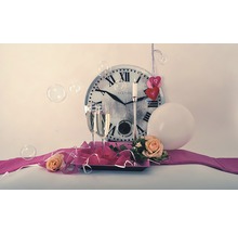 NEXTIME Wandklok Romana wit ø 43 cm