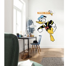Woonkamer met muursticker Donald Duck
