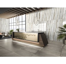 XXL Wand- en vloertegel Athen white gepolijst 120x260 cm 7 mm gerectificeerd