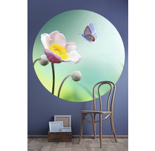 SPECIAL DECORATION Fotobehang vlies Bloem met vlinder ø 142,5 cm