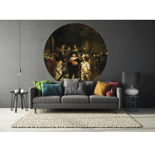 SPECIAL DECORATION Fotobehang vlies Rembrandt Nachtwacht ø 190 cm
