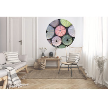 SPECIAL DECORATION Fotobehang vlies Zee egels ø 190 cm