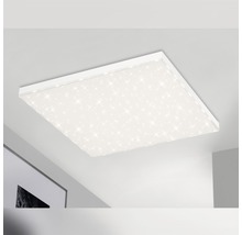 Vierkante LED plafondlamp met sterrenhemel effect