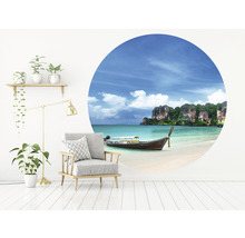 SPECIAL DECORATION Fotobehang vlies Thailand Boat ø 190 cm