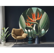 SPECIAL DECORATION Fotobehang vlies Thornton Strelitzia ø 190 cm