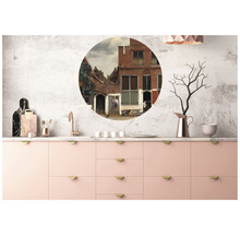 SPECIAL DECORATION Fotobehang vlies Vermeer Straatje ø 190 cm
