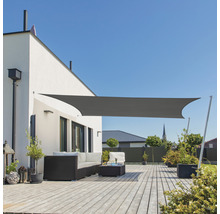 WINDHAGER Schaduwdoek Cannes rechthoek antraciet 300x400 cm
