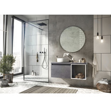 SANOX Badkamermeubelset Frozen met wastafelblad 43,6x120x45 cm beton antraciet