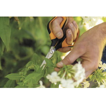 Tuinschaar bij het snoeien van planten