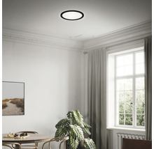 BRILONER LED-paneel 7150-415 met backlight Ø 19 cm neutraalwit zwart