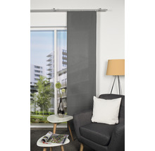 HOME FASHION Paneelgordijn thermisch Eskimo grijs 60x245 cm