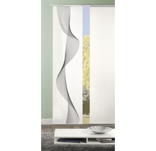 HOME FASHION Paneelgordijn Coliba wit/grijs 60x245 cm