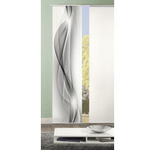 HOME FASHION Paneelgordijn Neblana grijs 60x245 cm
