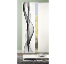 HOME FASHION Paneelgordijn Wellana grijs 60x245 cm