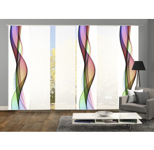 HOME FASHION Paneelgordijn Wellana wit 60x245 cm set van 6