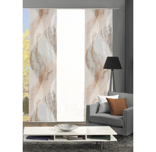 HOME FASHION Paneelgordijn Torre wit 60x245 cm set van 3